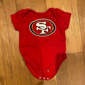 Cotton 49ers Baby Bodysuit - Size 3/6 mo